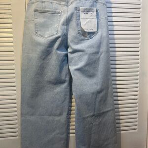 Fire & Rain High Rise Comfort Denim Wide Leg Women Jeans -